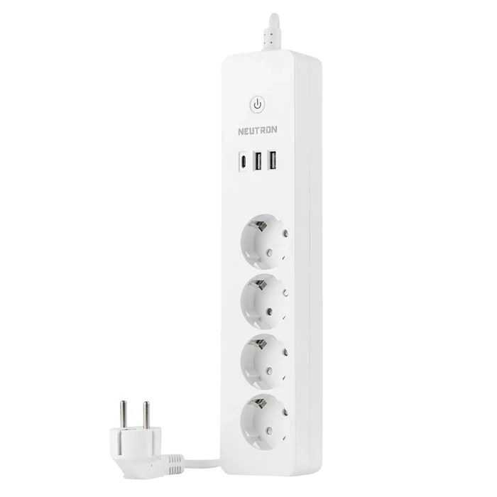 4-Plug Power Strip with 2 USB Ports | Wholesale Extension Cable